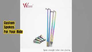 Rayons et écrous de moto personnalisés