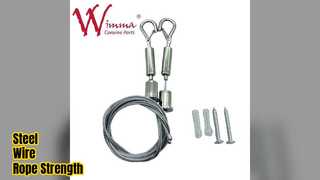 Corde de fil d'acier à usage lourd