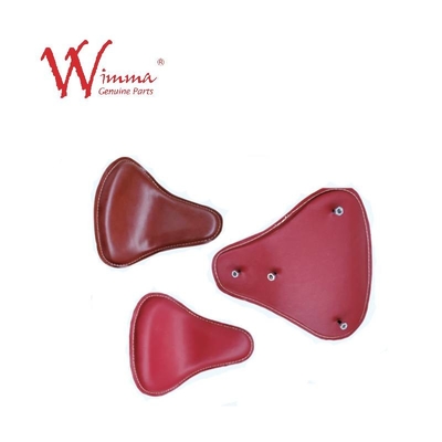 Coussin de siège de moto en cuir en PU siège d'éponge confortable système de partie du corps WAZD-97