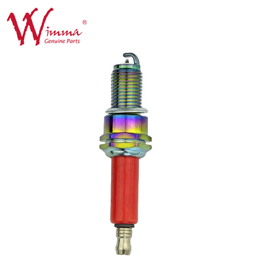 Bougie d'allumage de moto D8TC 9mm Pour Suzuki Motors alliage de nickel Bonne performance Couleurs mixtes