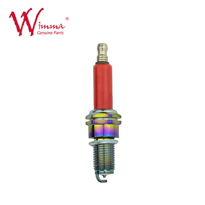 Bougie d'allumage de moto D8TC 9mm Pour Suzuki Motors alliage de nickel Bonne performance Couleurs mixtes