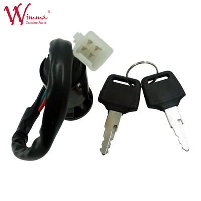 Commutateur d'allumage de moto pour Honda CG125 4 broches Noir Universel Avec 2 touches et prix compétitif