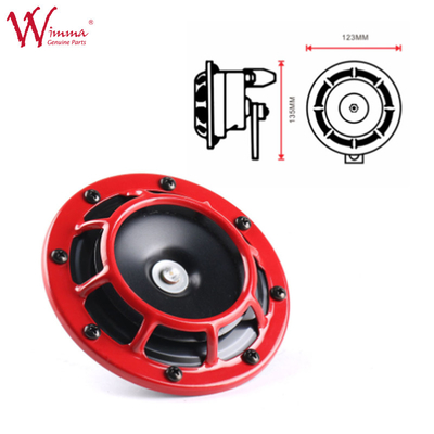 Corne de haut-parleur de moto, grille à bruit très fort, monture 12v, corne électrique, 4ω noir