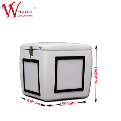 Boîte de livraison en fibre de verre Boîte jumbo Blanc avec lumières LED Bonne performance 85 L FRP 500mm*485mm*495mm