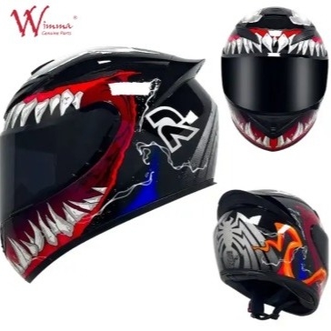 DOT Casque de moto à visage complet avec doublure lavable Casque de motocycle en gros Prix personnalisé Logo Casques usine fabricant