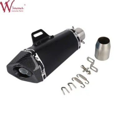 Muffler de tuyaux d'échappement de motocycle 51mm Pour le système d'échappement Amélioration des performances Effets sonores Réduction du poids