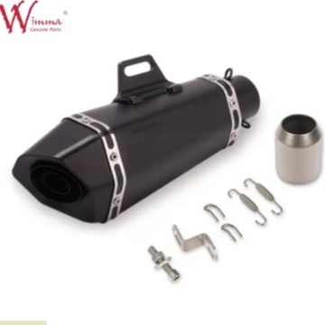 Muffler de tuyaux d'échappement de motocycle 51mm Pour le système d'échappement Amélioration des performances Effets sonores Réduction du poids