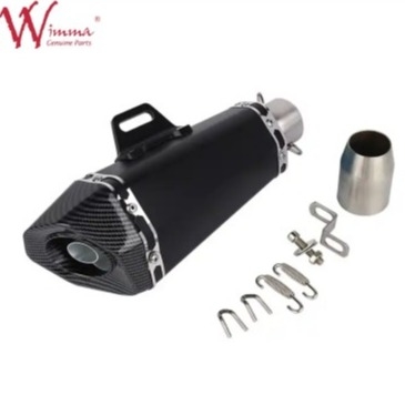 Muffler de tuyaux d'échappement de motocycle 51mm Pour le système d'échappement Amélioration des performances Effets sonores Réduction du poids