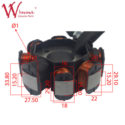 Coil magnétique de stator pièces électriques complètes de moto SKR200S Wimma de haute qualité
