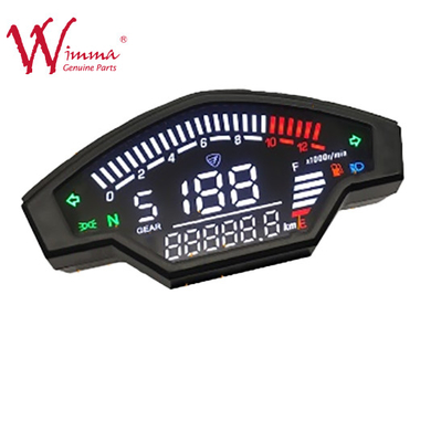 Vélomètre électronique de vitesse de moto LCD numérique personnalisé RT200-10 avec un grade
