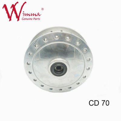 Centre de roue de moto, centre de roue avant de moto en alliage d'aluminium, polissage CD70 de haute qualité